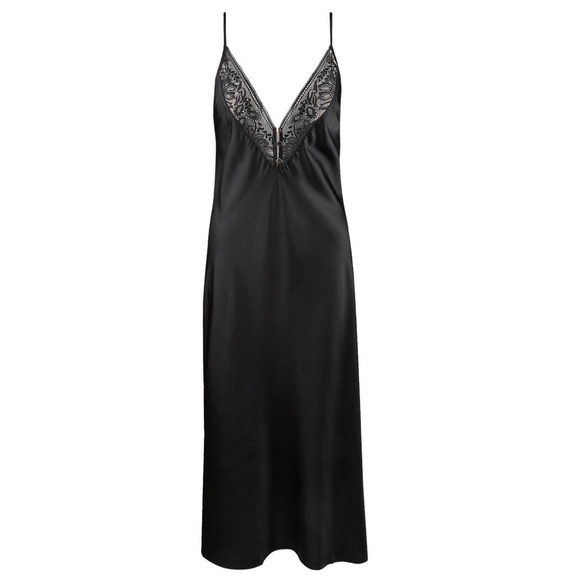 AUBADE Midnight Whisper Black Long Nightie (L) - Picture 2 of 9